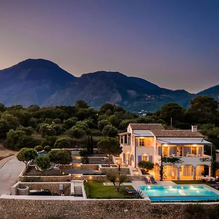 Delightful Kefalonia 5 Bedrooms Panoramic Sea Mountain Views Villa